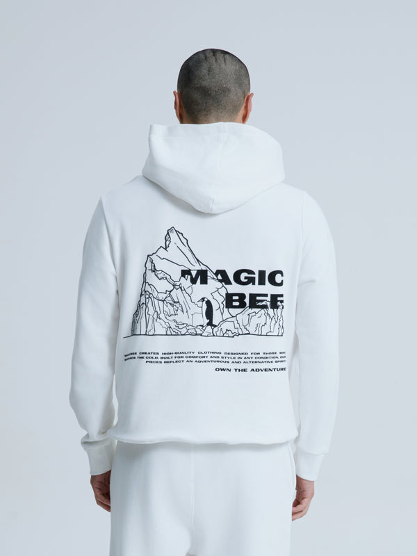 MagicBee Iceberg Logo Hoodie - Off WHite
