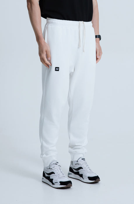 MagicBee Monogram Logo Pants- Off White