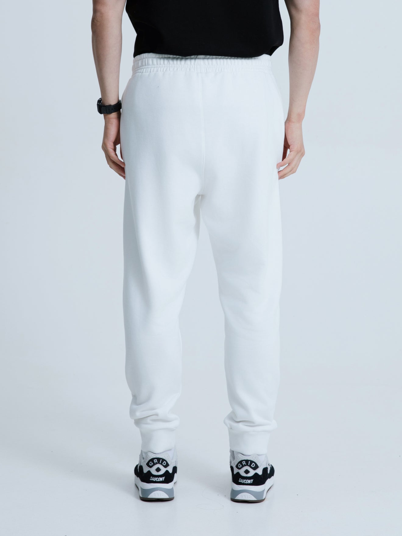 MagicBee Monogram Logo Pants- Off White