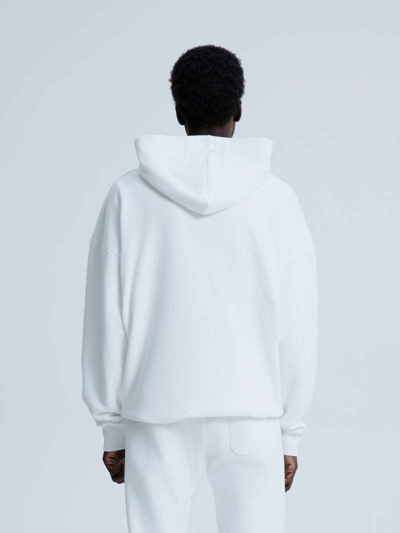 MagicBee Metallic Logo Hoodie - Off White