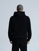 MagicBee Elastic Cord Tape Hoodie - Black