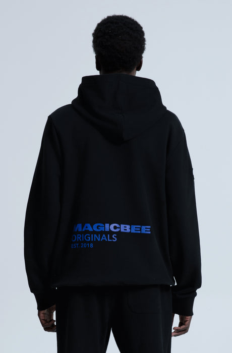 MagicBee Back Logo Hoodie - Black