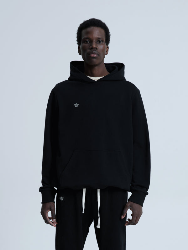 MagicBee Metallic Logo Hoodie - Black
