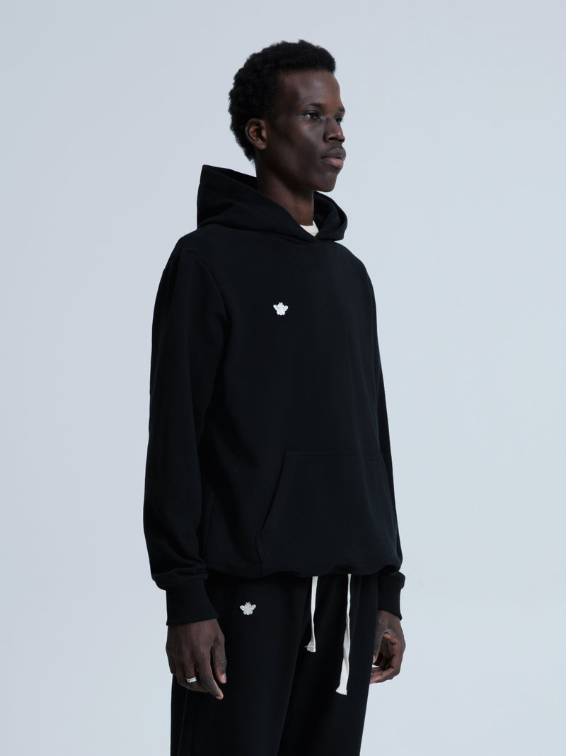 MagicBee Metallic Logo Hoodie - Black