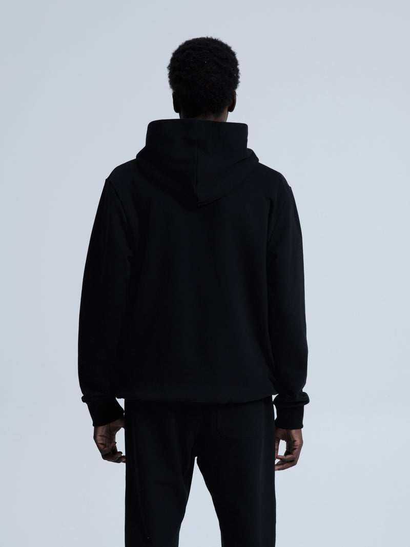 MagicBee Metallic Logo Hoodie - Black