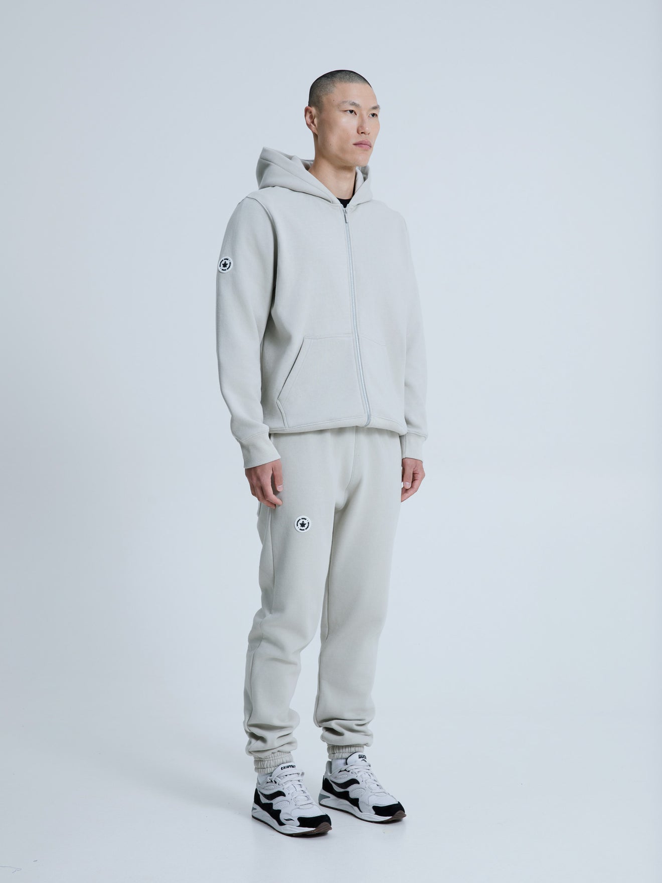 MagicBee Circle Logo Jacket - Ice Grey