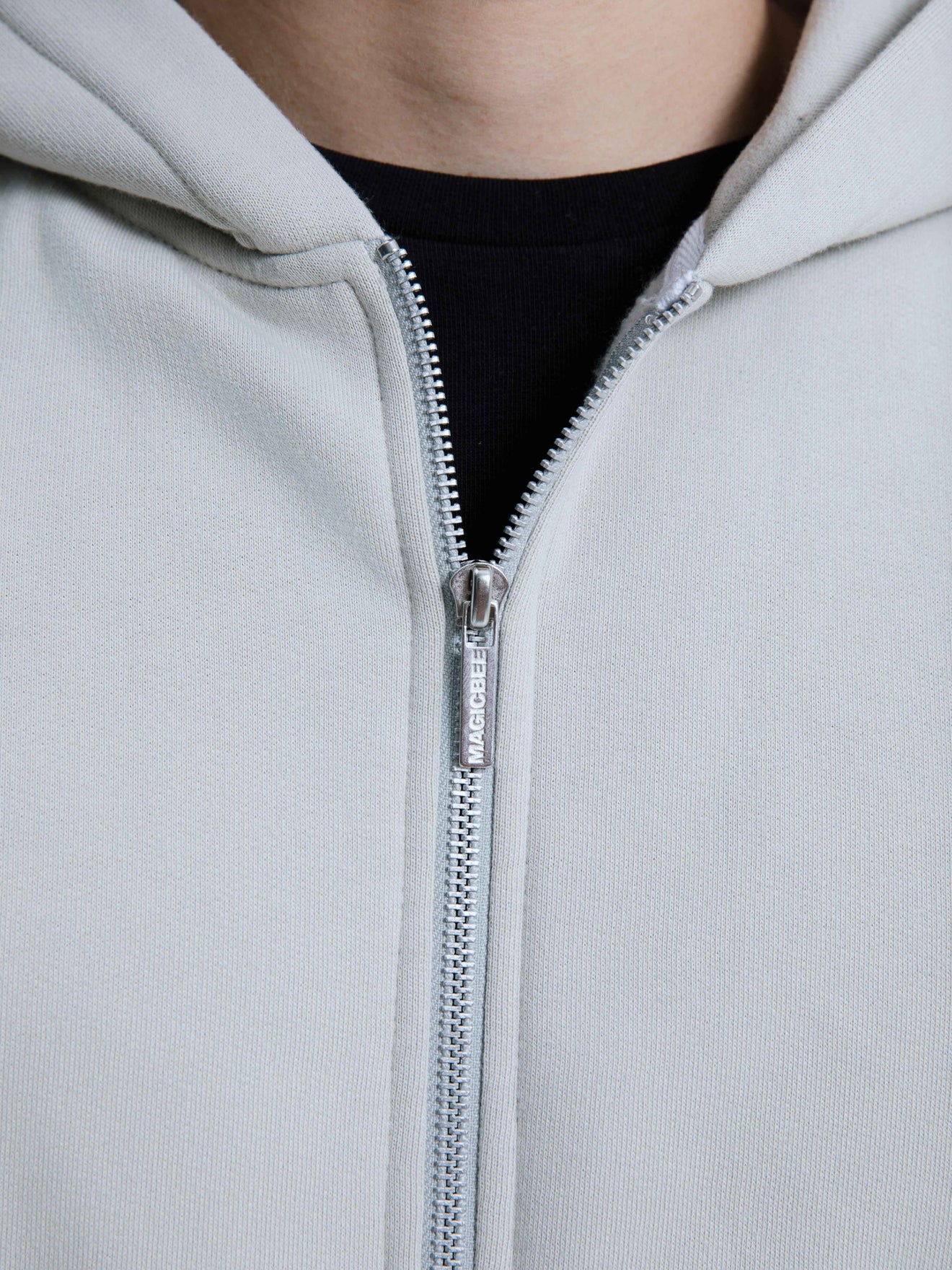 MagicBee Circle Logo Jacket - Ice Grey
