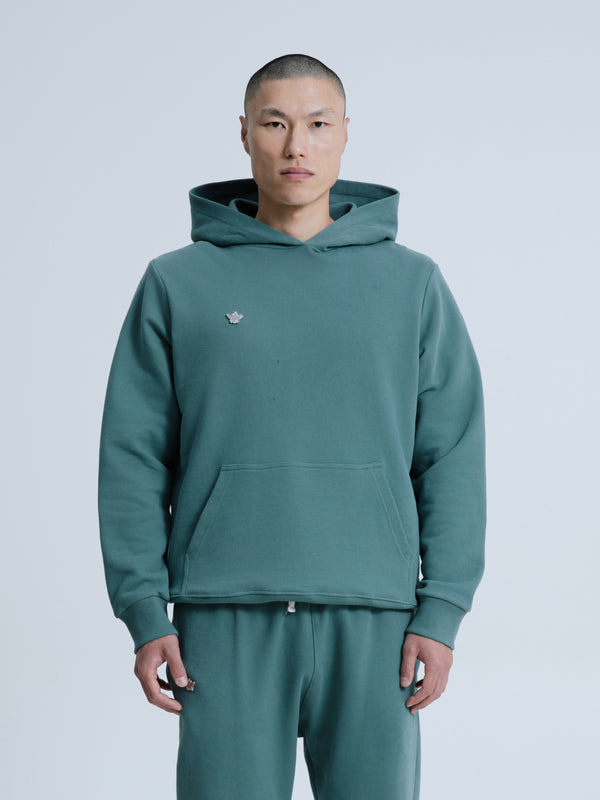MagicBee Metallic Logo Hoodie - Green
