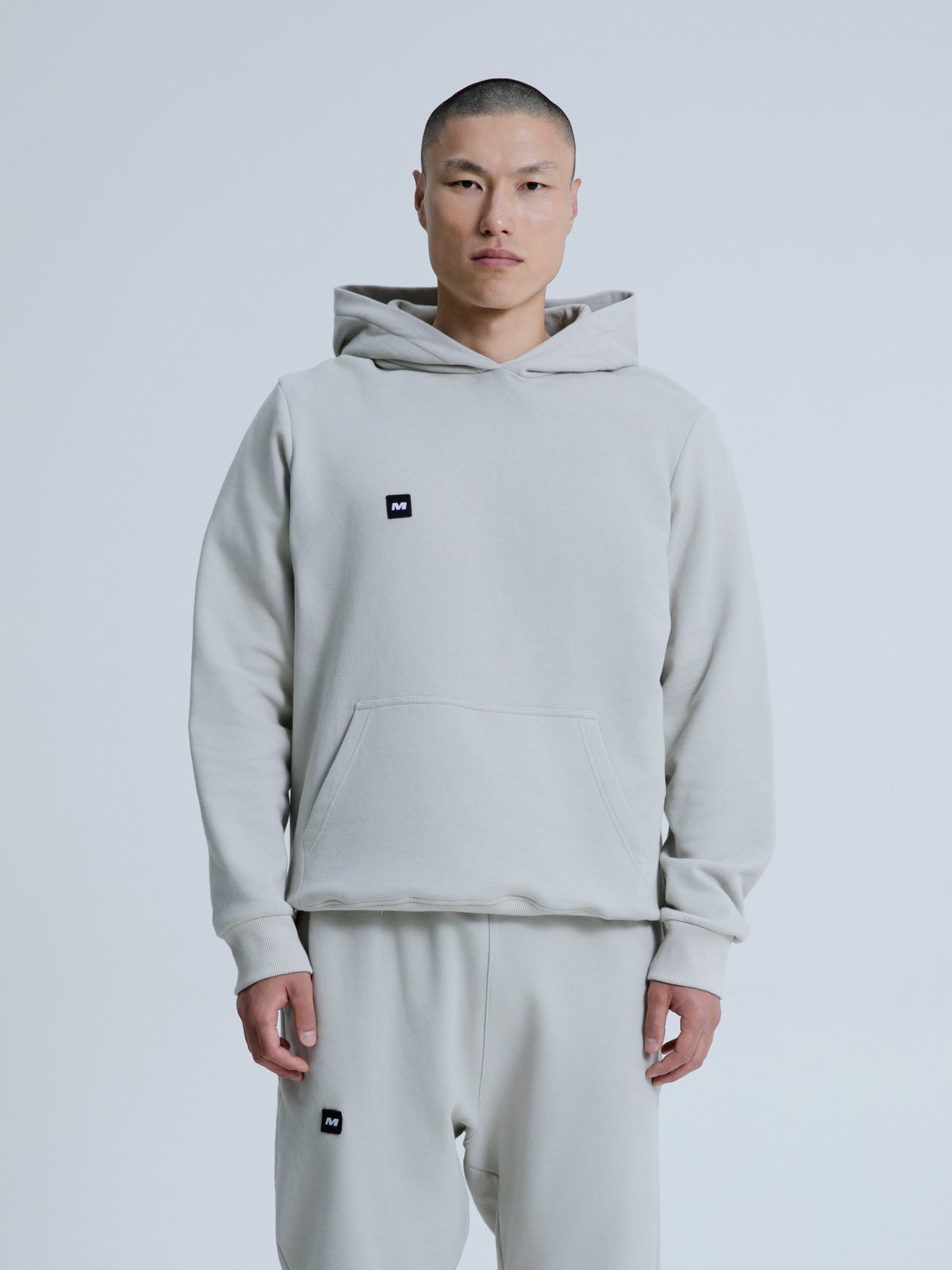 MagicBee Iceberg Logo Hoodie - Ice Grey