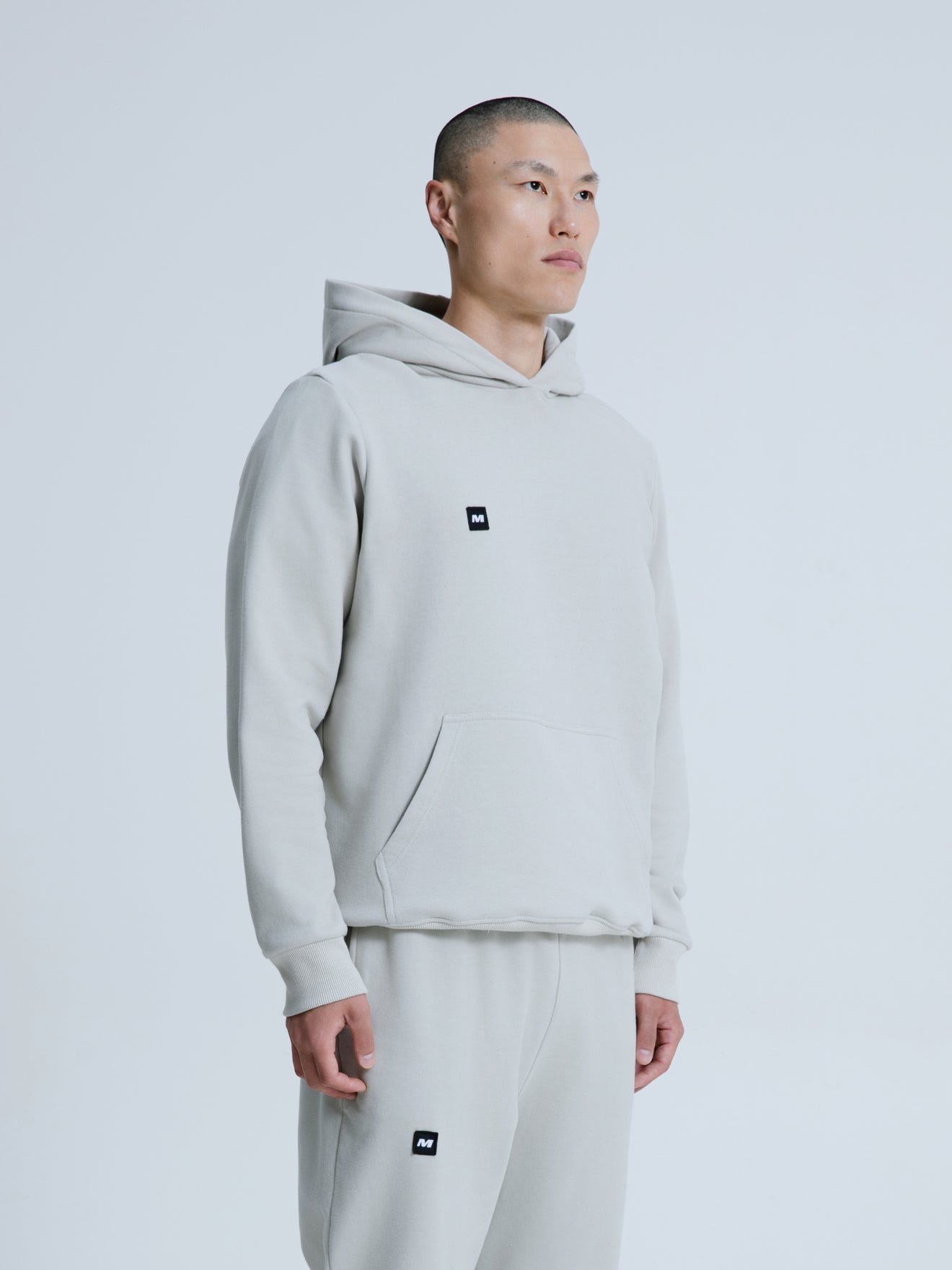 MagicBee Iceberg Logo Hoodie - Ice Grey
