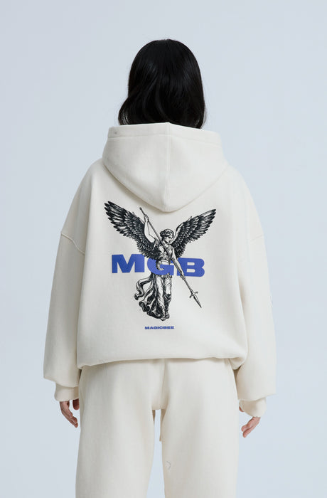 MagicBee Archangel Logo Hoodie - Beige
