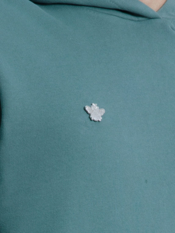 MagicBee Metallic Logo Hoodie - Green