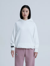 MagicBee Back Aesthetic Logo Raglan Hoodie - Off White