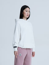 MagicBee Back Aesthetic Logo Raglan Hoodie - Off White