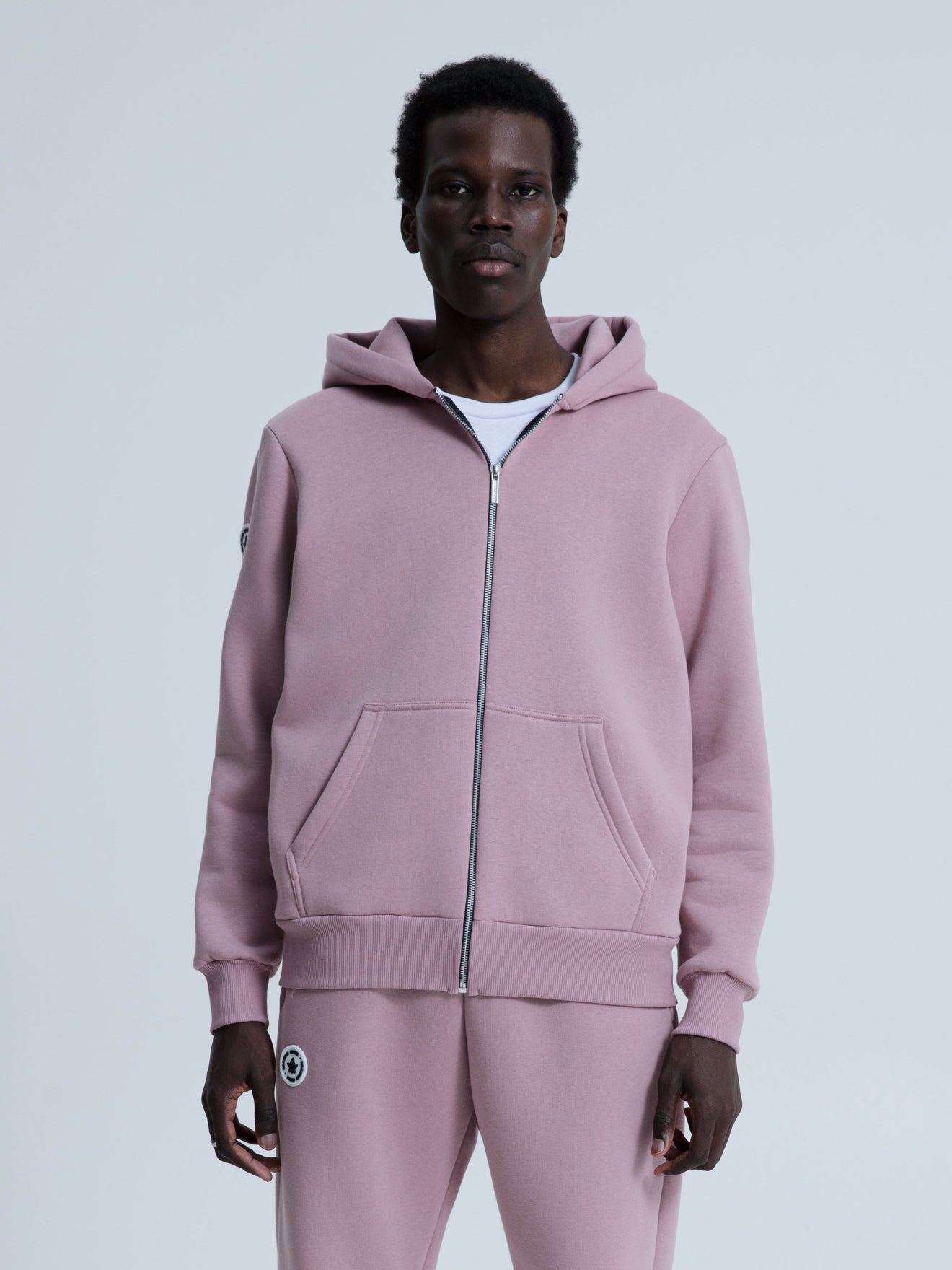 MagicBee Circle Logo Jacket - Dusty Rose