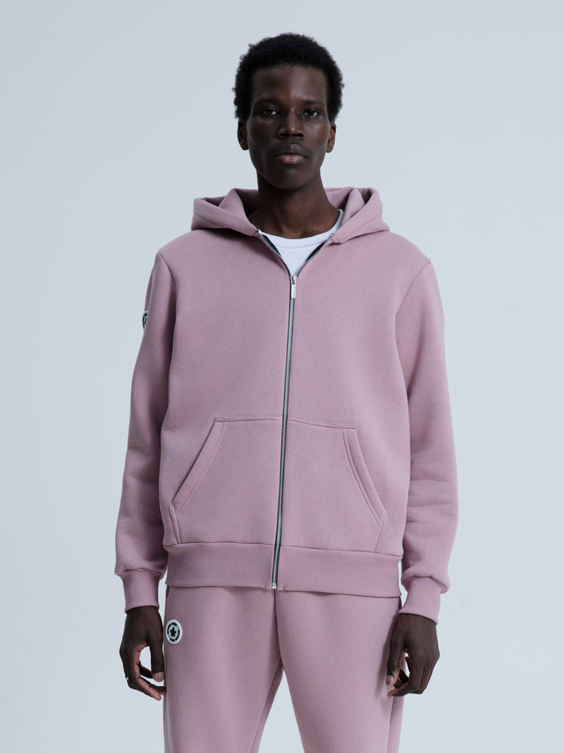 MagicBee Circle Logo Jacket - Dusty Rose
