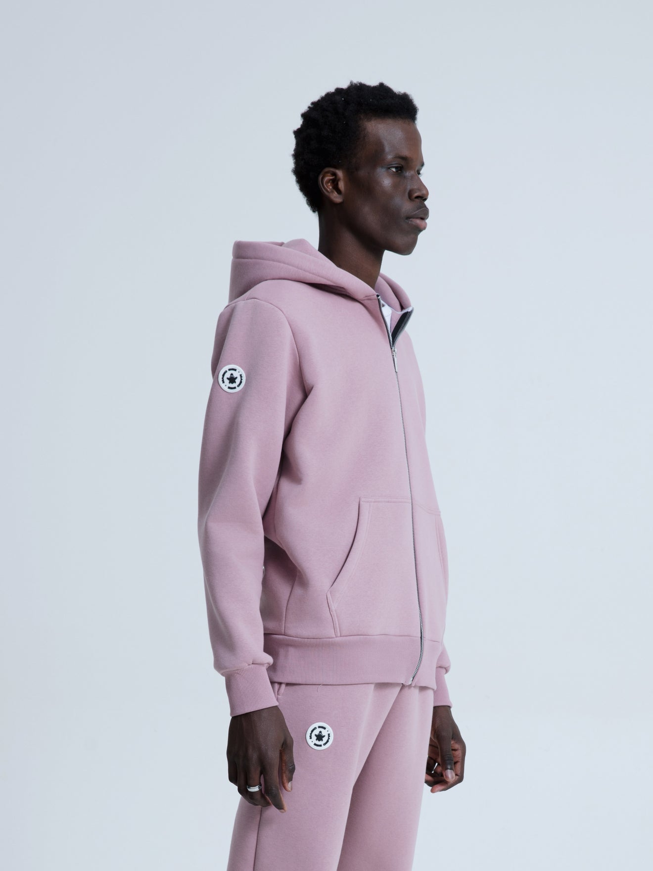 MagicBee Circle Logo Jacket - Dusty Rose