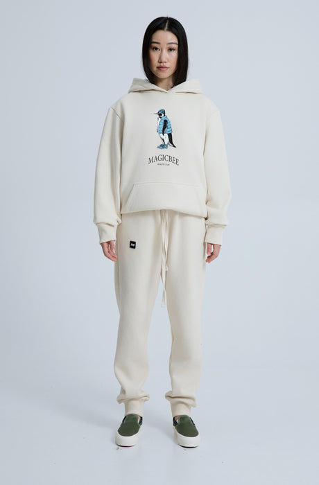 MagicBee Urban Penguin Hoodie - Beige