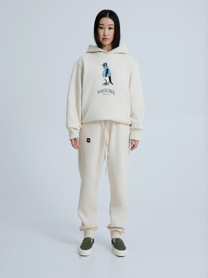 MagicBee Urban Penguin Hoodie - Beige