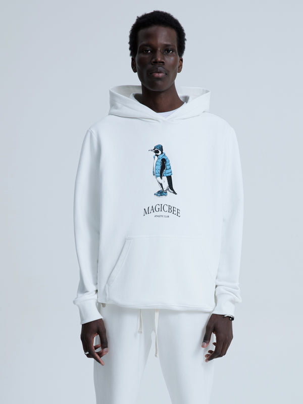 MagicBee Urban Penguin Hoodie - Off White
