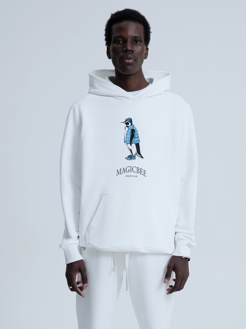MagicBee Urban Penguin Hoodie - Off White