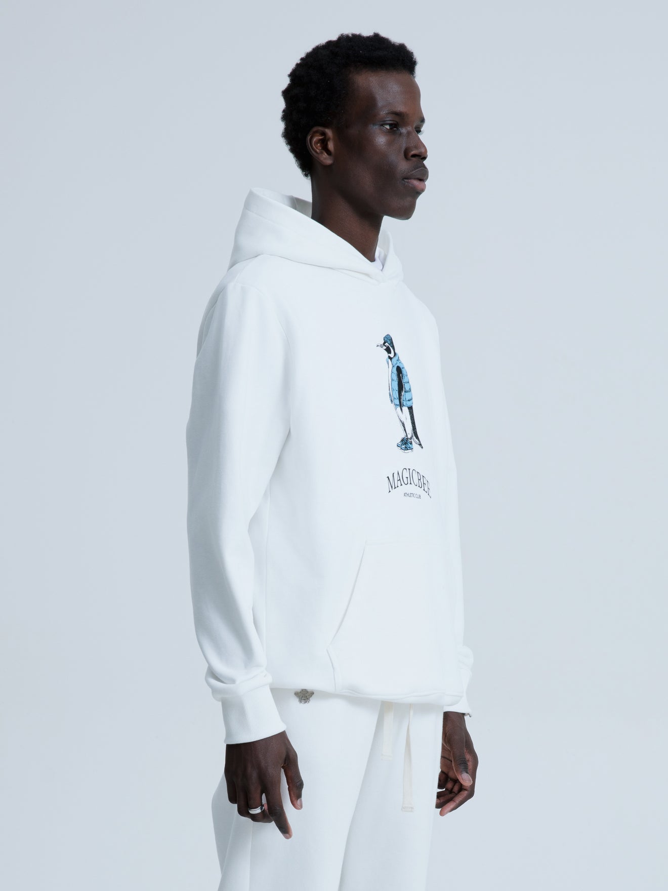 MagicBee Urban Penguin Hoodie - Off White