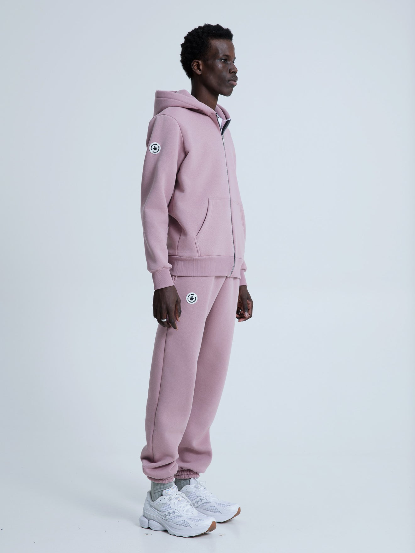 MagicBee Circle Logo Jacket - Dusty Rose