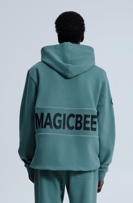 MagicBee Reflective Tape Hoodie - Green (Special Edition)