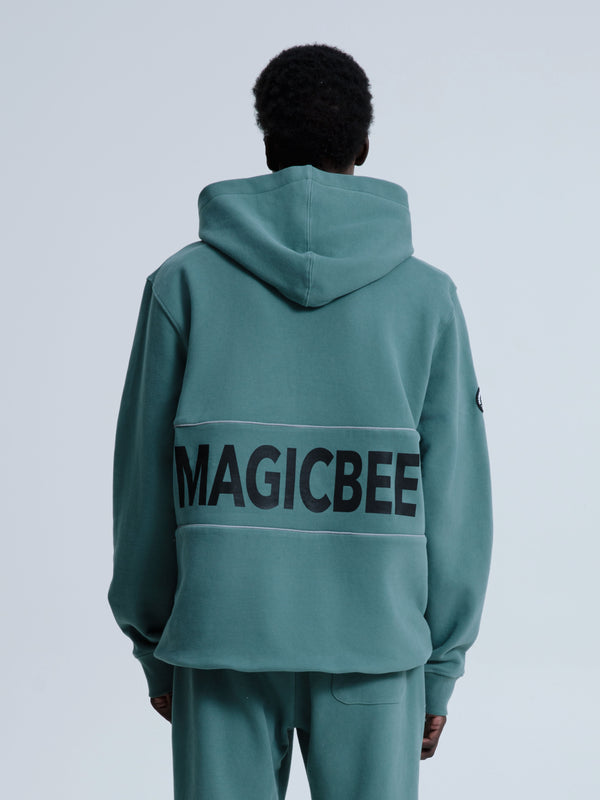 MagicBee Reflective Tape Hoodie - Green (Special Edition)