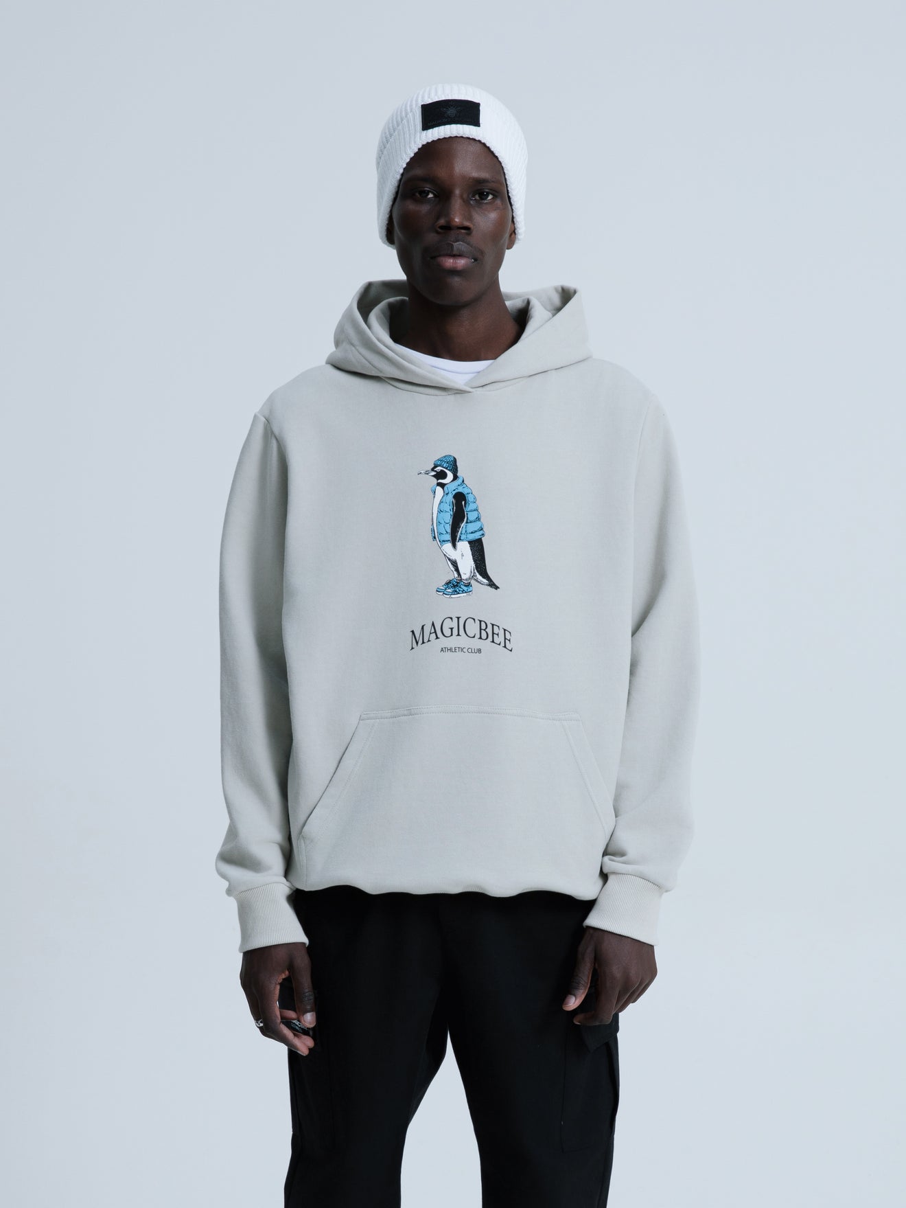 MagicBee Urban Penguin Hoodie - Ice