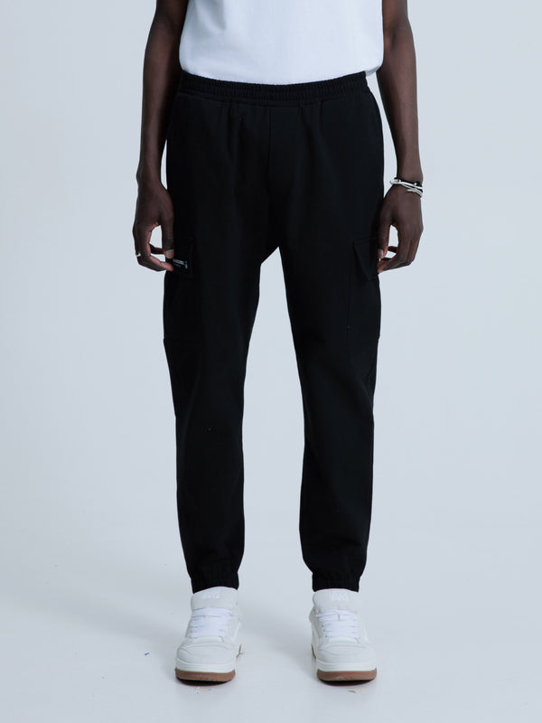 MagicBee Cargo Pocket Trousers - Black