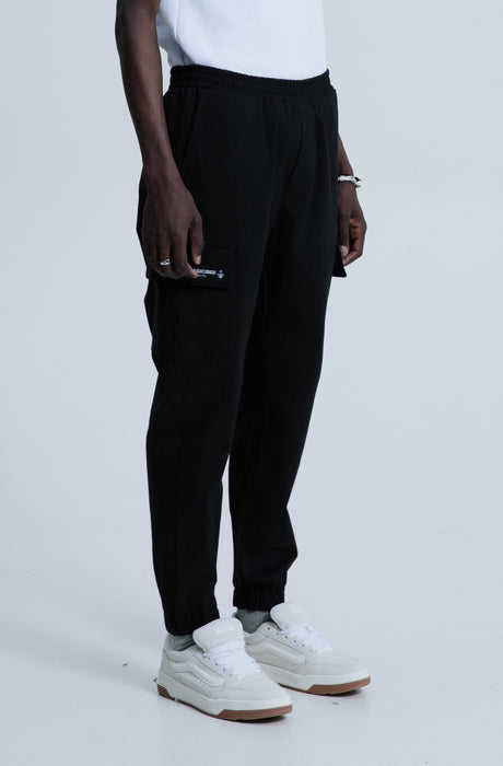 MagicBee Cargo Pocket Trousers - Black