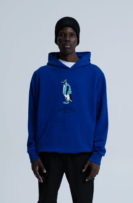 MagicBee Urban Penguin Hoodie - Royal Blue