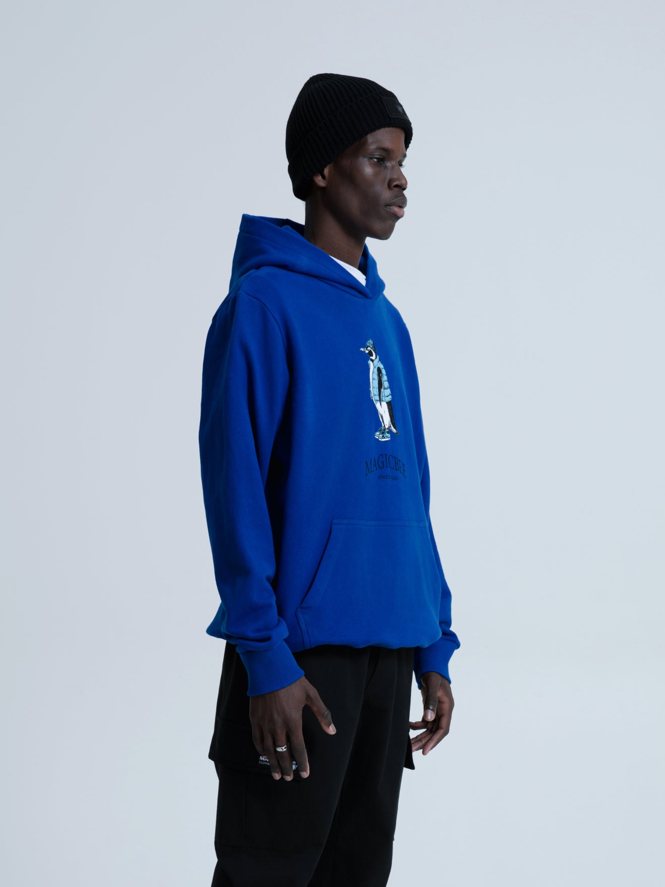 MagicBee Urban Penguin Hoodie - Royal Blue