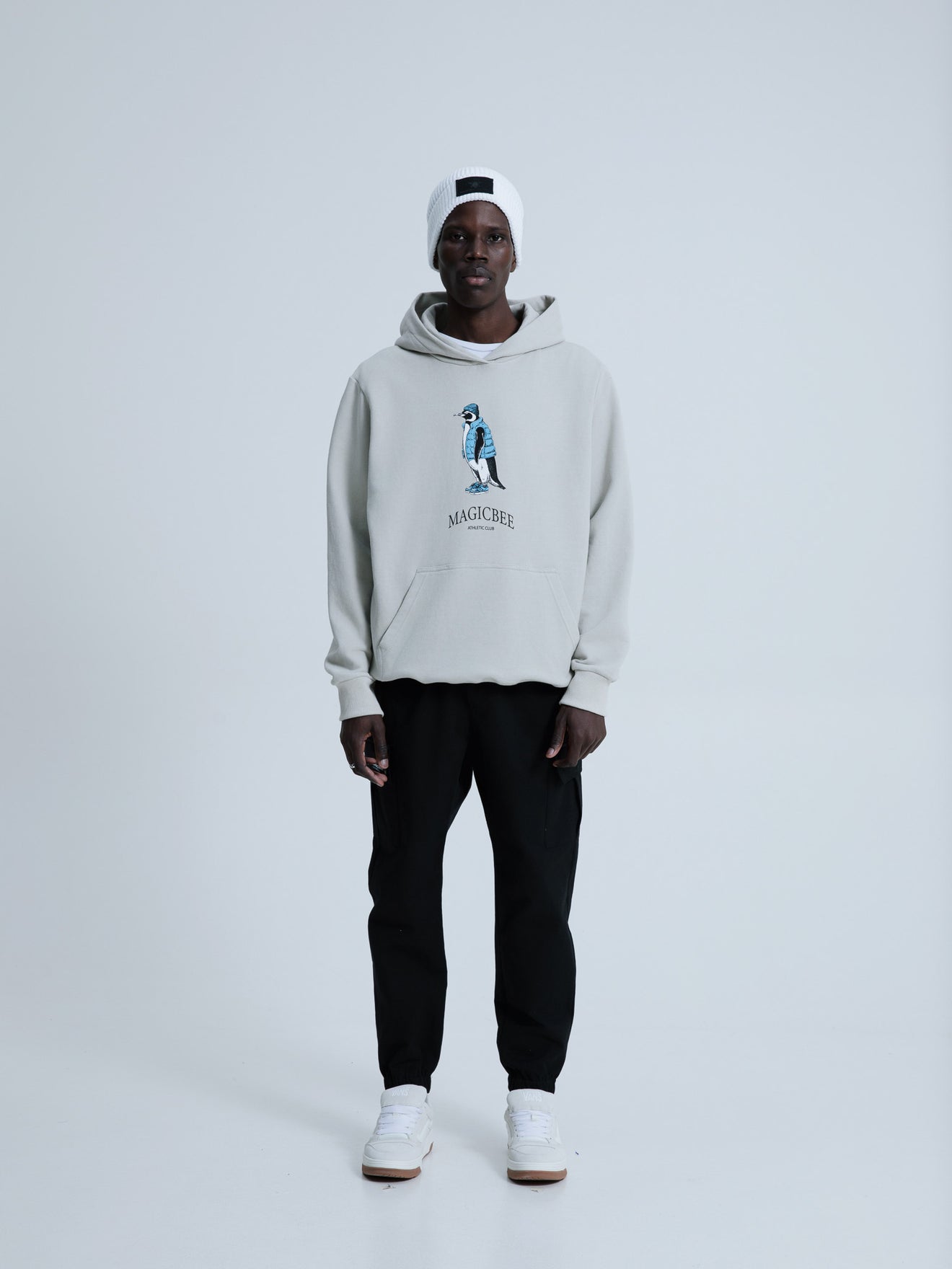 MagicBee Urban Penguin Hoodie - Ice