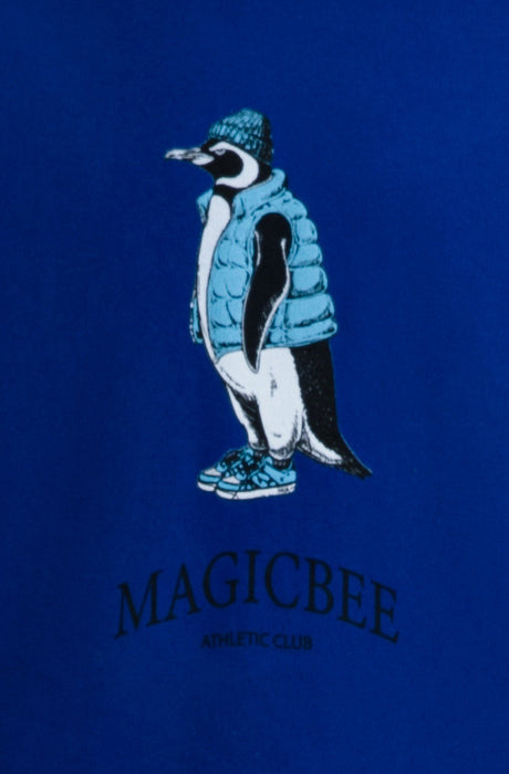MagicBee Urban Penguin Hoodie - Royal Blue