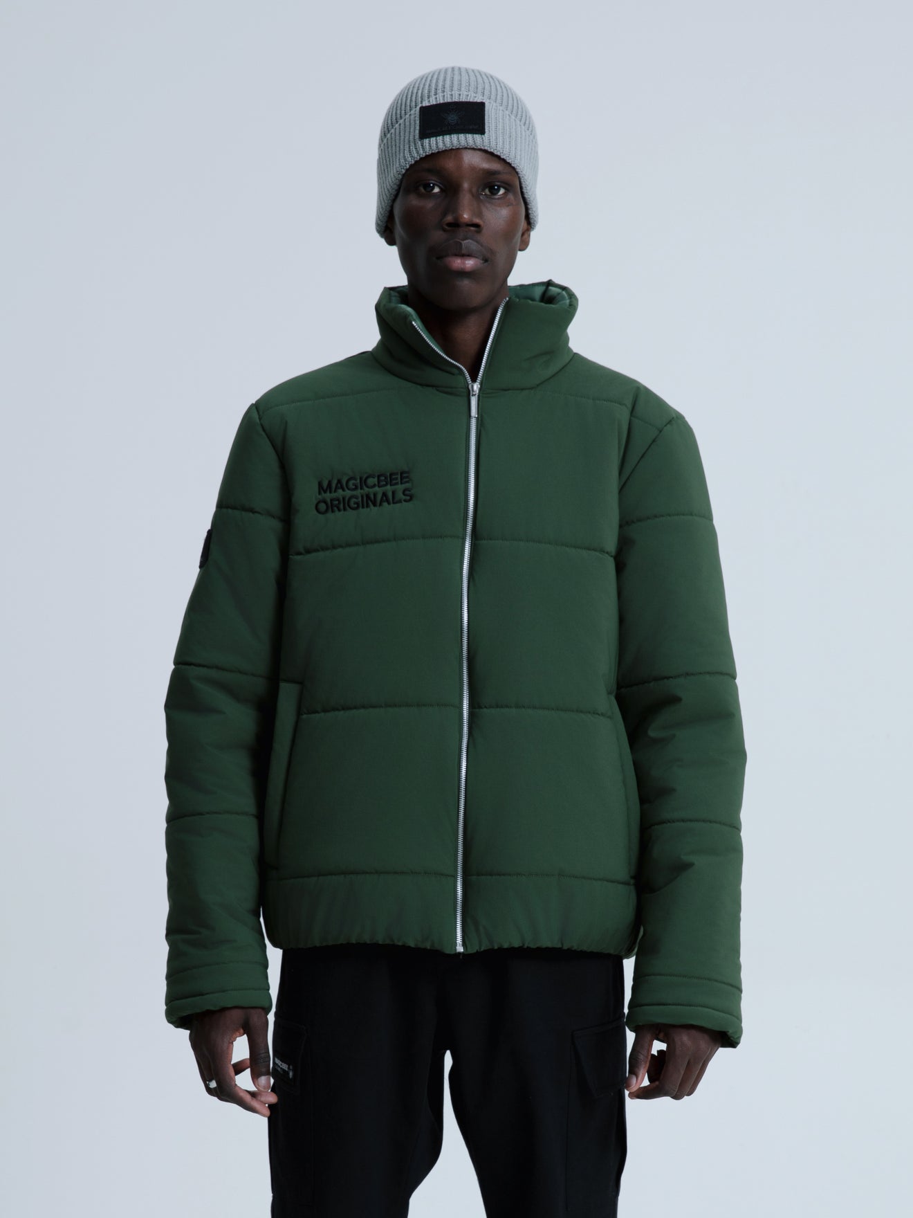 MagicBee Puffer Jacket - Khaki