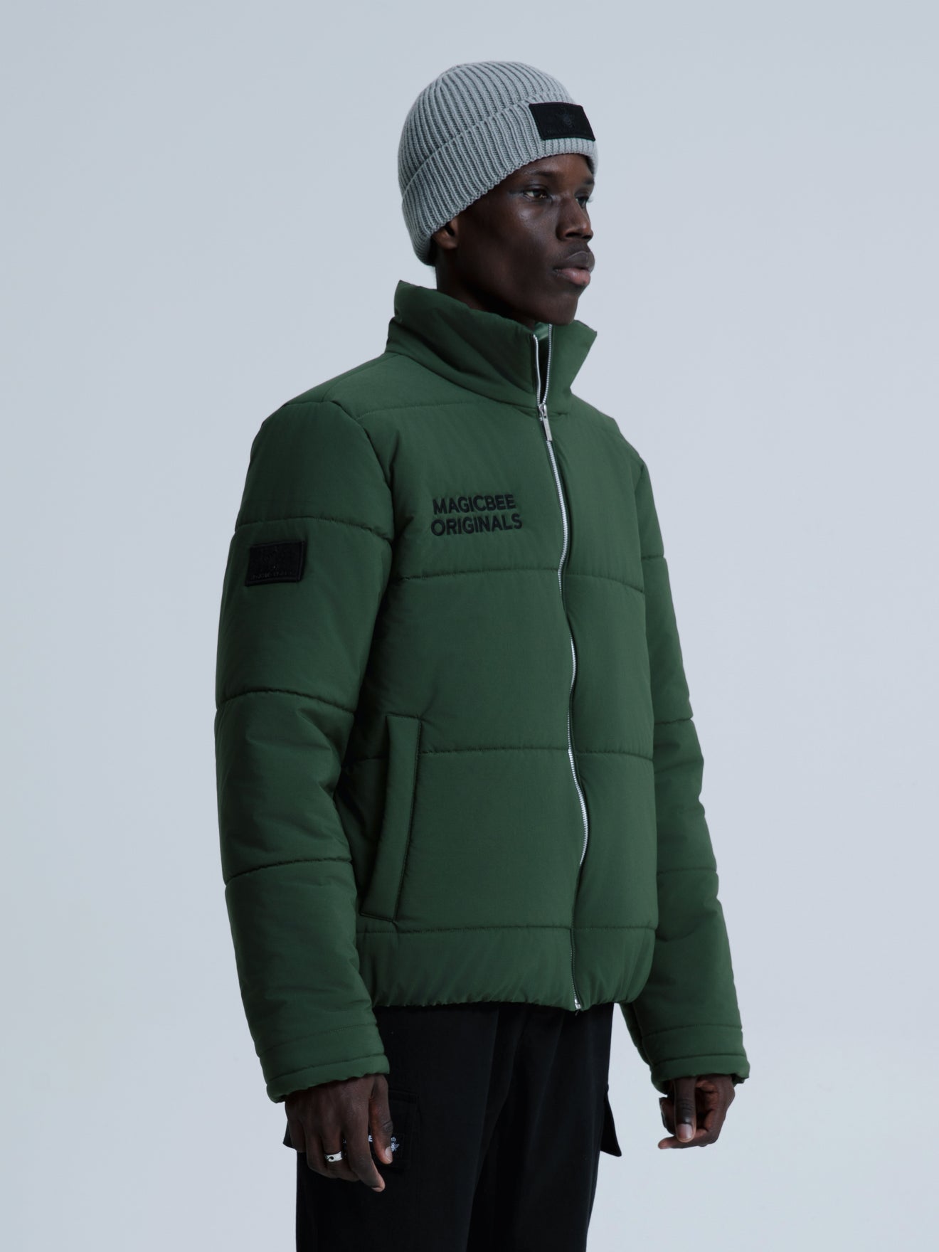 MagicBee Puffer Jacket - Khaki