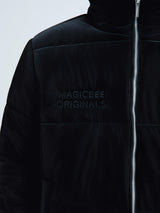 MagicBee Glossy Puffer Jacket - Black (Special Edition)