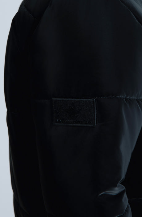 MagicBee Glossy Puffer Jacket - Black (Special Edition)
