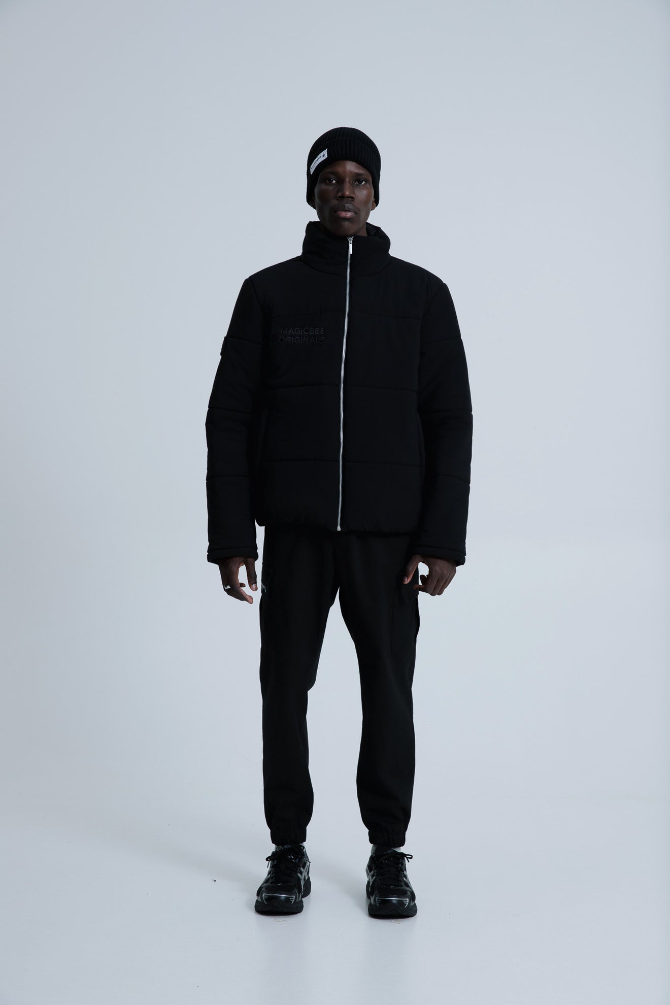 MagicBee Puffer Jacket - Black