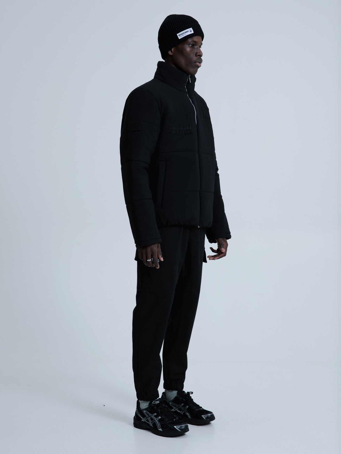 MagicBee Puffer Jacket - Black