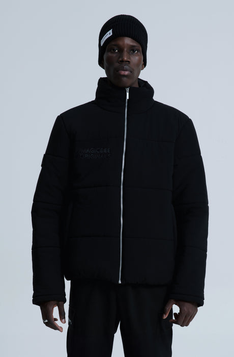 MagicBee Puffer Jacket - Black