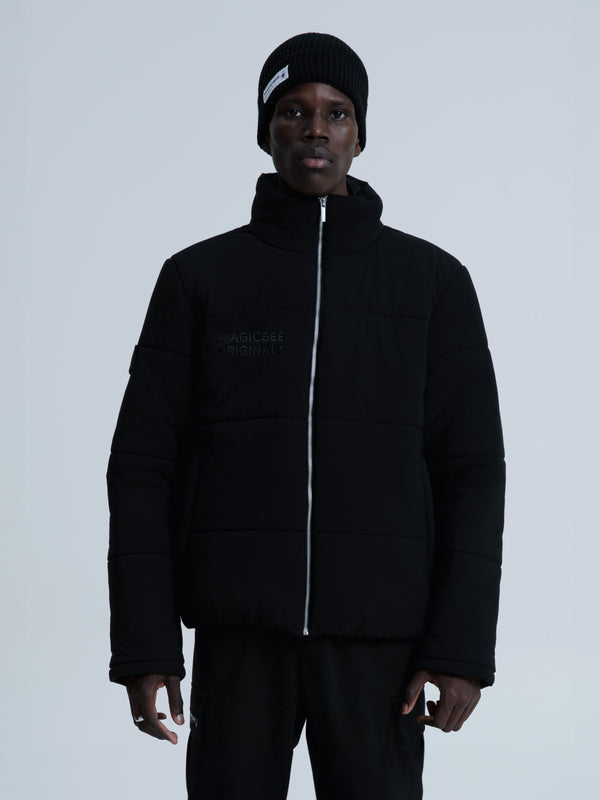 MagicBee Puffer Jacket - Black