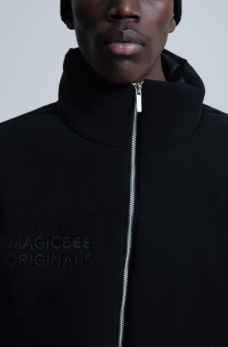 MagicBee Puffer Jacket - Black