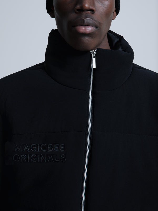 MagicBee Puffer Jacket - Black