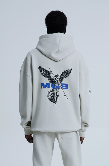 MagicBee Archangel Logo Hoodie - Ice Grey