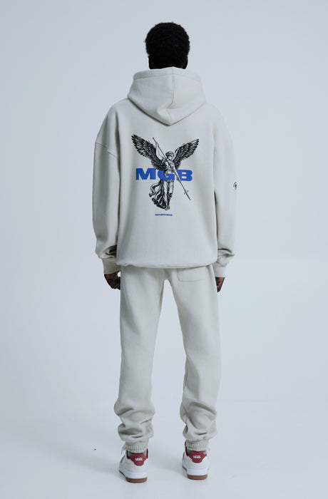 MagicBee Archangel Logo Hoodie - Ice Grey