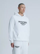 MagicBee Originals 3D Logo Hoodie - Off White