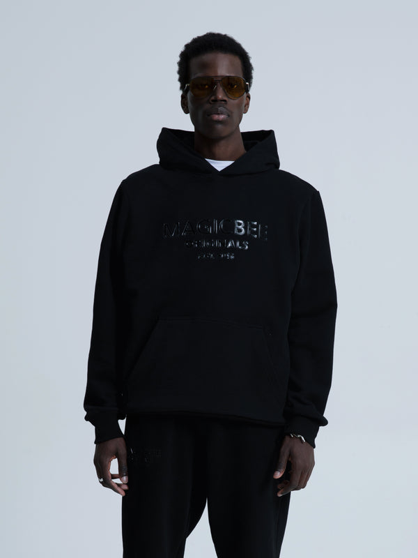 MagicBee Originals 3D Logo Hoodie - Black